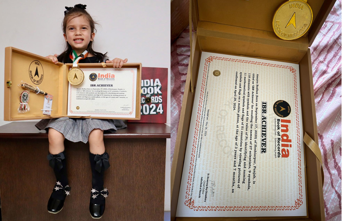 Amyra Badhan made her name shine, her name got registered in India Book of Records!